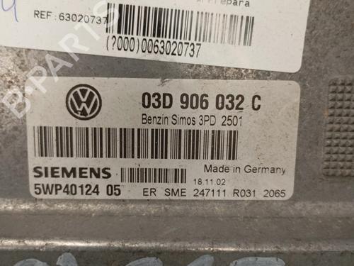 Used Engine control unit (ECU) VW POLO IV (9N_, 9A_) 1.2 (54 hp) 21318911