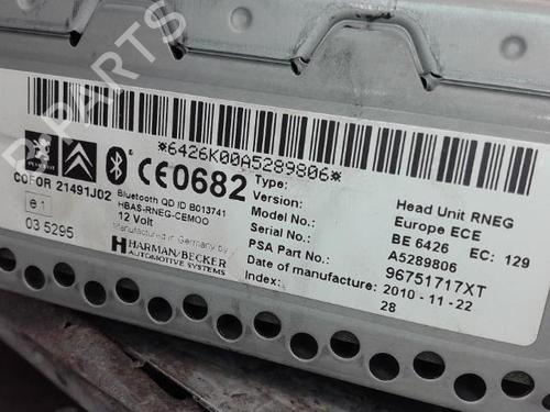 Radio PEUGEOT 5008 (0U_, 0E_) 2.0 HDi 150 / BlueHDi 150 | BP21306618E6 