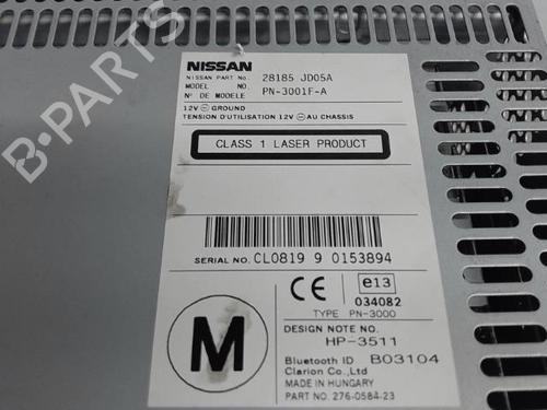 Radio NISSAN QASHQAI / QASHQAI +2 I (J10, NJ10, JJ10E) 1.5 dCi | BP21316550E6 