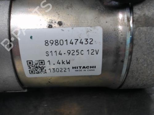 Startmotor OPEL ASTRA J (P10) 1.7 CDTI (68) (110 hp) 21294246