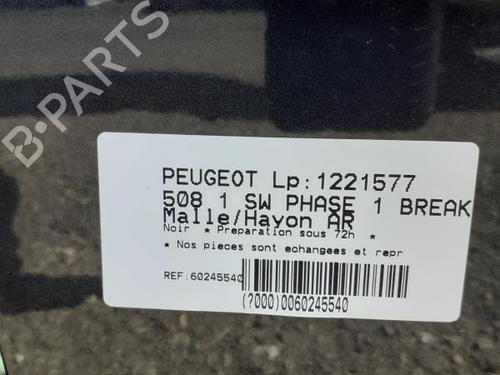 Tailgate PEUGEOT 508 SW I (8E_) 1.6 THP | BP21319146C6