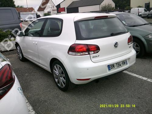 Rear bumper reinforcement VW GOLF VI (5K1) 1.6 TDI | BP21320892C73 