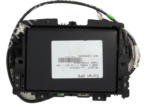 Used Display monitor PEUGEOT 3008 I MPV (0U_) 1.6 HDi (109 hp) 28170326