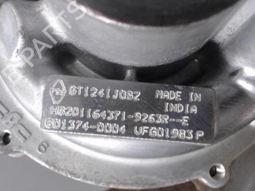 Used Turbocharger/Supercharger Turbocharger/Supercharger RENAULT KANGOO Express (FW0/1_) 1.5 dCi 90 (FW0G, FW05, FW08, FW11) (90 hp) 21307744 21307744