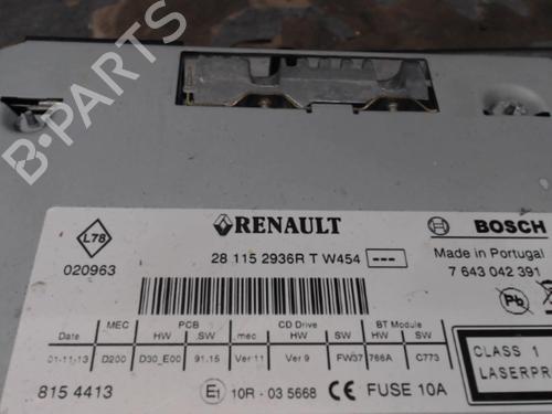 Radio RENAULT SCÉNIC III (JZ0/1_) 1.5 dCi | BP21308362E6 