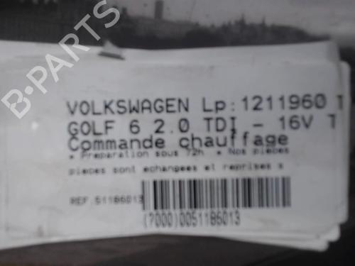 Climate control VW GOLF VI (5K1) 2.0 TDI | BP21301712I5 