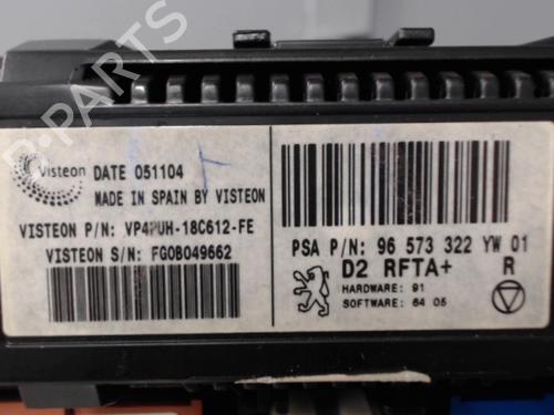 Climate control PEUGEOT 407 SW (6E_, 6D_) 2.0 HDi 135 | BP21294438I5 