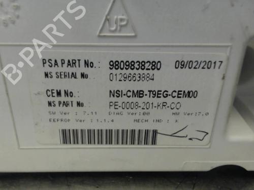 Instrument cluster PEUGEOT 308 II (LB_, LP_, LW_, LH_, L3_) 1.2 VTi 72 | BP21309848C47 