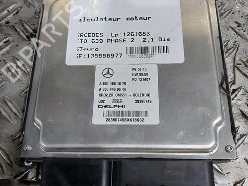 Engine control unit (ECU) MERCEDES-BENZ VITO / MIXTO Van (W639) 113 CDI (639.601, 639.603, 639.605) | BP40499492M57 - Image 4