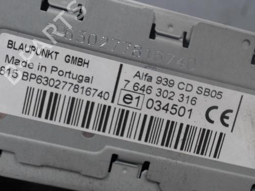 Radio ALFA ROMEO 159 (939_) 1.9 JTDM 8V (939AXE1B) | BP21297151E6 