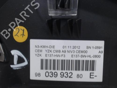 Instrument cluster PEUGEOT 208 I (CA_, CC_) 1.6 BlueHDi 100 | BP21301784C47 