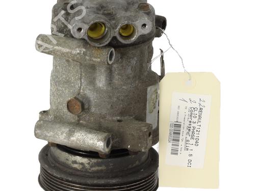Used AC compressor AC compressor RENAULT CLIO III (BR0/1, CR0/1) 1.5 dCi (BR0H, CR0H, CR1S, BR1S) (106 hp) 21315236 21315236