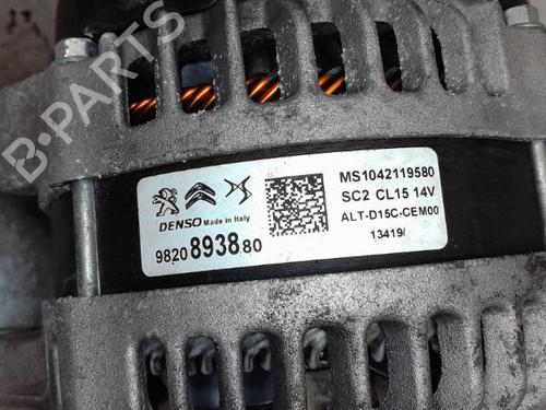 Used Alternator Alternator PEUGEOT 208 I (CA_, CC_) 1.5 BlueHDI 100 (102 hp) 21308525 21308525