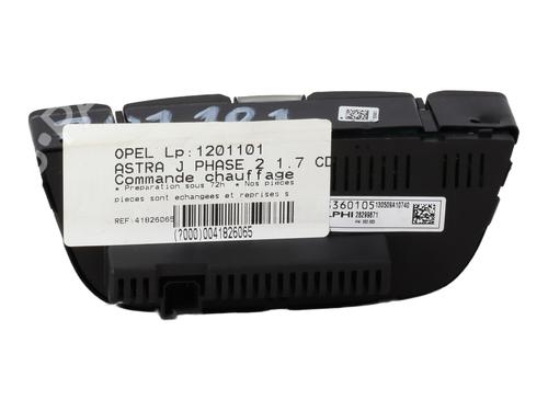 Climate control OPEL ASTRA J (P10) 1.7 CDTI (68) | BP21294234I5
