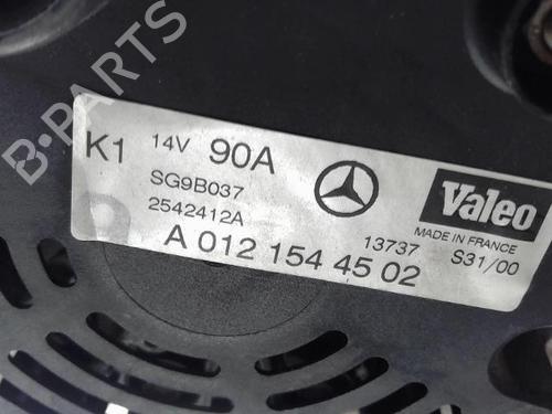 Used Alternator MERCEDES-BENZ A-CLASS (W168) A 160 (168.033, 168.133) (102 hp) 24201229