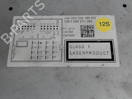 Radio VW TOURAN (1T1, 1T2) 2.0 TDI | BP21369468E6 