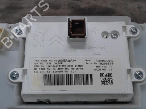Instrument cluster PEUGEOT 208 I (CA_, CC_) 1.6 BlueHDi 100 | BP21301784C47 