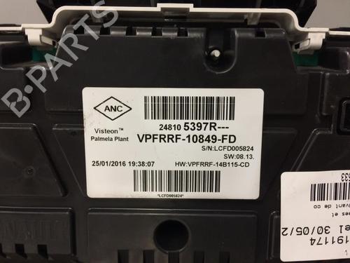 Instrument cluster RENAULT CLIO IV (BH_) 1.5 dCi 90 | BP21306336C47 