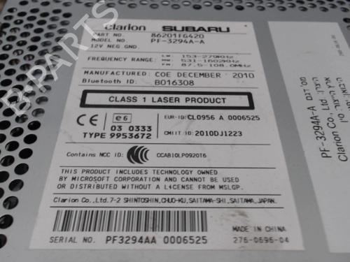 Radio SUBARU IMPREZA Hatchback (GR, GH, G3) 2.0 D AWD | BP21366643E6 