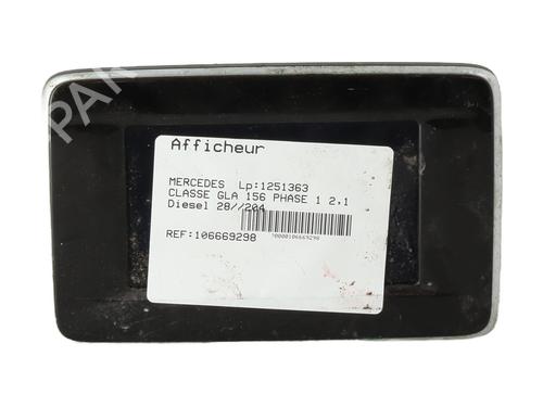 Used Display monitor MERCEDES-BENZ GLA-CLASS (X156) GLA 220 CDI 4-matic (156.905) (170 hp) 26241971