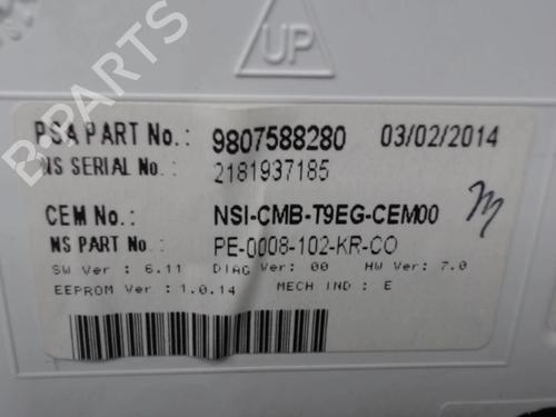 Instrument cluster PEUGEOT 308 II (LB_, LP_, LW_, LH_, L3_) 1.6 HDi / BlueHDi 115 | BP21296862C47 