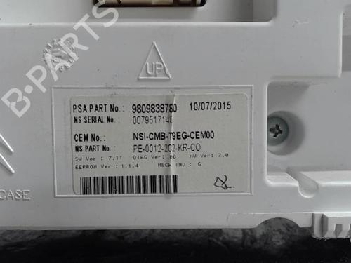 Instrument cluster PEUGEOT 308 II (LB_, LP_, LW_, LH_, L3_) 1.6 HDi / BlueHDi 115 | BP21291861C47 