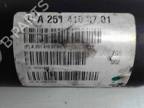 Used Driveshaft Driveshaft MERCEDES-BENZ R-CLASS (W251, V251) R 320 CDI 4-matic (251.022, 251.122) (224 hp) 21370444 21370444