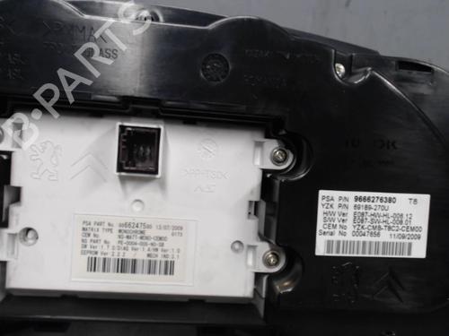 Instrument cluster PEUGEOT 3008 I MPV (0U_) 1.6 HDi | BP21312568C47 