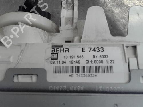 Climate control OPEL MERIVA A MPV (X03) 1.4 16V Twinport (E75) | BP21875997I5 