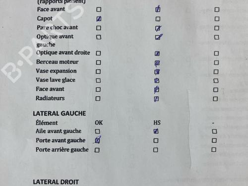 Used Parts PEUGEOT PARTNER Box Body/MPV 4789005