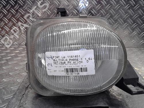 Used Right headlight FIAT MULTIPLA (186_) 1.6 100 16V (186AXA1A) (103 hp) 21363954