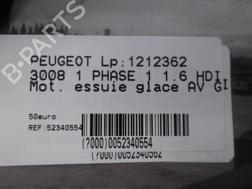 Front wiper motor PEUGEOT 3008 I MPV (0U_) 1.6 HDi | BP21368479M29 