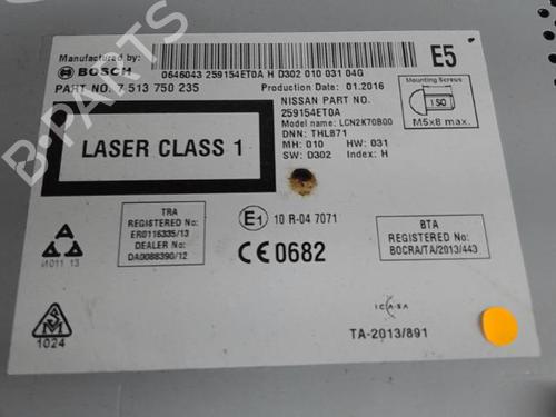 Radio NISSAN X-TRAIL III (T32_, T32R, T32RR) 1.6 dCi (T32) | BP21316739E6 