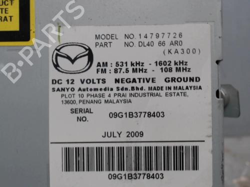 Radio MAZDA 2 (DE_, DH_) 1.6 MZ-CD | BP21299257E6 