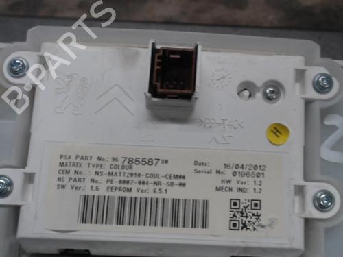 Instrument cluster PEUGEOT 208 I (CA_, CC_) 1.4 HDi | BP21296722C47 