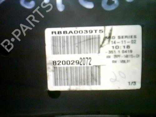 Instrument cluster RENAULT MEGANE II (BM0/1_, CM0/1_) 1.9 dCi (BM0G, CM0G) | BP21309973C47 