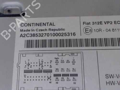 Used Radio FIAT 500 (312_) 1.2 (312AXA1A) (69 hp) 21308023
