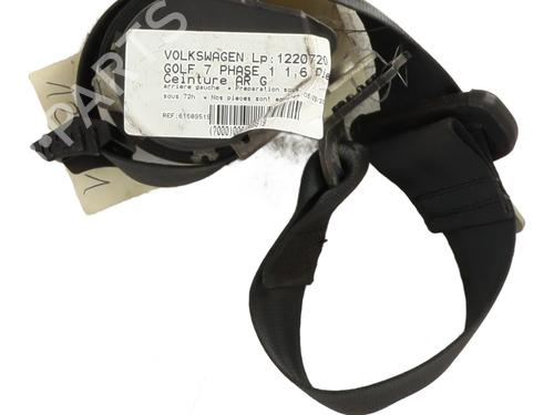Used Rear left seatbelt Rear left seatbelt VW GOLF VII (5G1, BQ1, BE1, BE2) 1.6 TDI (110 hp) 21290555 21290555