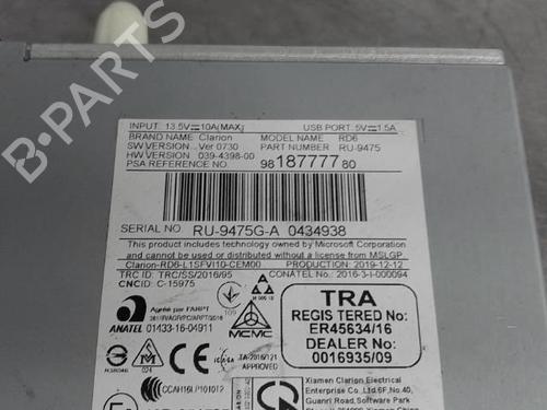 Used Radio CITROËN C3 / C3 ORIGIN III (SX) 1.2 THP 110 (110 hp) 21369911