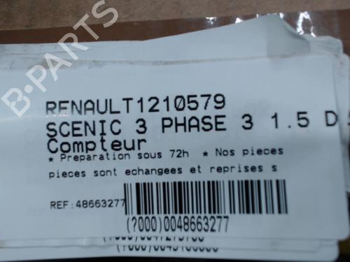 Instrument cluster RENAULT SCÉNIC III (JZ0/1_) 1.5 dCi | BP21301957C47 