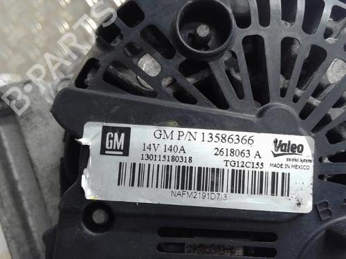 Used Alternator OPEL ASTRA J GTC 1.6 SIDI (08) (170 hp) 21868811