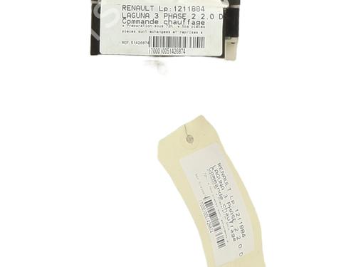 Used Climate control Climate control RENAULT LAGUNA III (BT0/1) 2.0 dCi (BT07, BT0J, BT14, BT1A, BT1S) (131 hp) 21368382 21368382