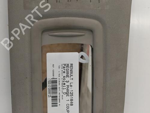 Right sun visor RENAULT MEGANE III Coupe (DZ0/1_) 2.0 TCe (DZ0K) | BP27712853I2 
