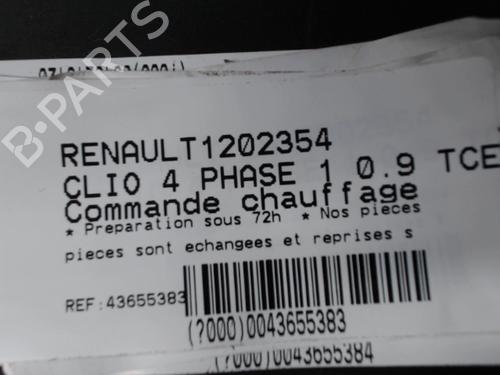 Climate control RENAULT CLIO IV (BH_) 0.9 TCe 90 (BHNF, BHMA, BHMH, BHJK, BHJR) | BP21312694I5 