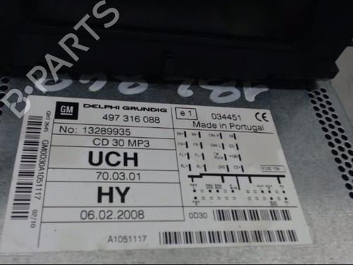 Used Radio OPEL ASTRA H GTC (A04) 1.7 CDTI (L08) (110 hp) 21320943