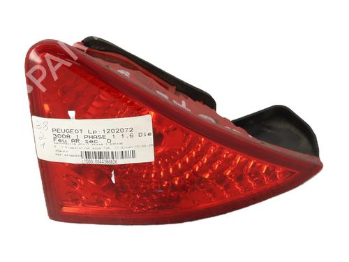 Used Right tailgate light Right tailgate light PEUGEOT 3008 I MPV (0U_) 1.6 HDi (112 hp) 21299133 21299133