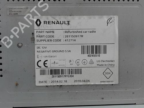 Bilradio RENAULT CLIO IV (BH_) 1.5 dCi 90 | BP21298824E6