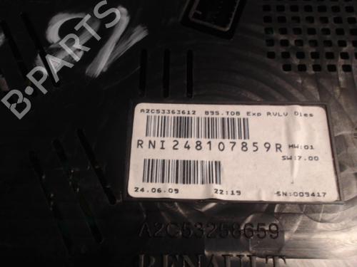 Kombiinstrument RENAULT MEGANE III Grandtour (KZ0/1) 1.5 dCi (86 hp) 21369599