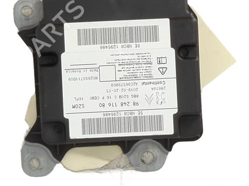 ECU airbags PEUGEOT 3008 II SUV (MC_, MR_, MJ_, M4_) 1.2 THP/ PureTech 130 (MRHNSM, MRHNSU, MRHNSJ, MRHNYW,... | BP27671100M53 