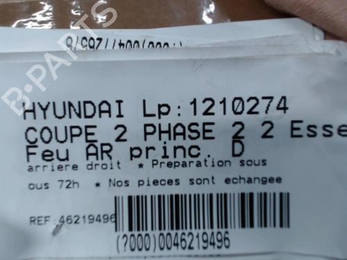 Right taillight HYUNDAI COUPE II (GK) 2.0 GLS | BP21302232C35 